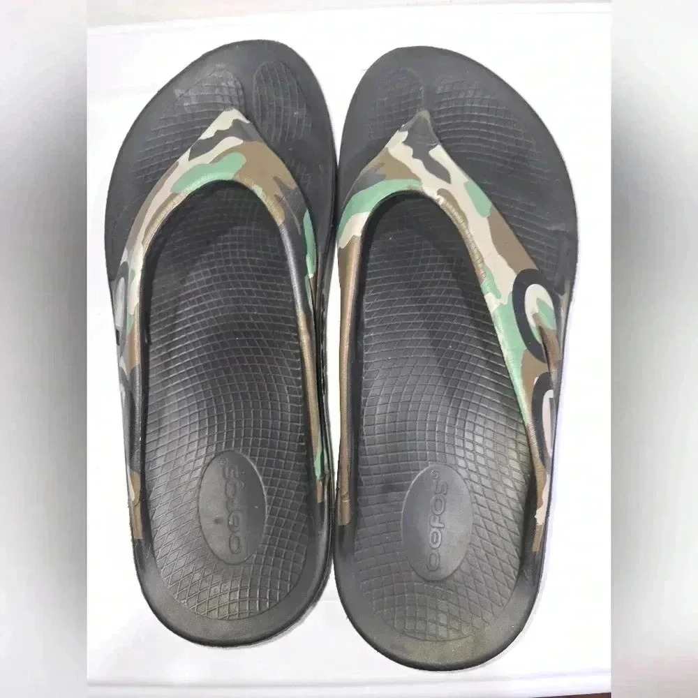OOFOS OOriginal Sport Flip-Flops Unisex Women's Size 16 Mens Size 14 - Picture 8 of 9
